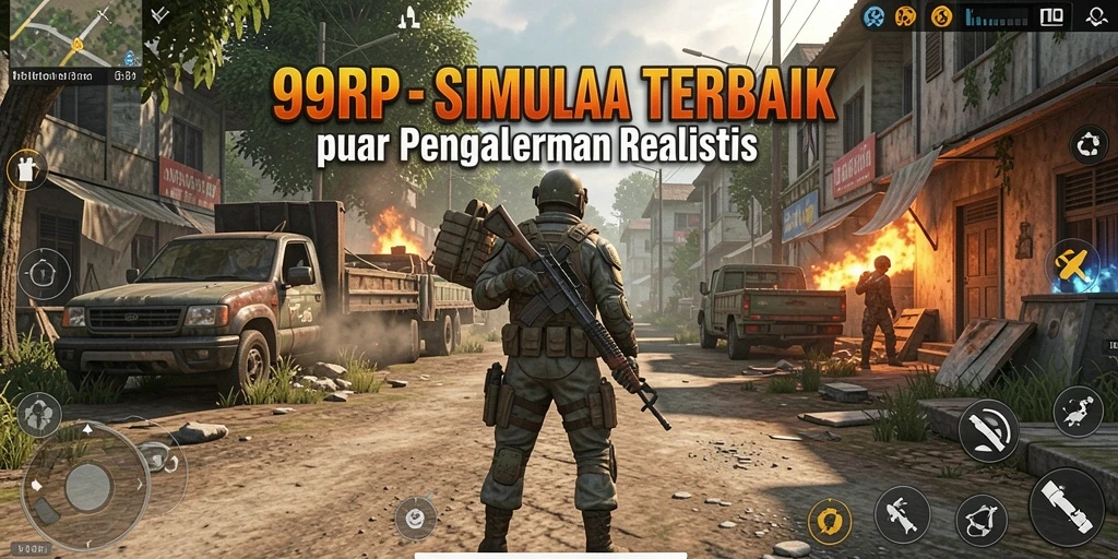 Tampilan gameplay 99RP yang memukau dan interaktif.