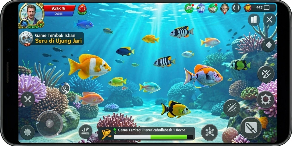 Tampilan gameplay seru dalam 9ZK yang memukau.