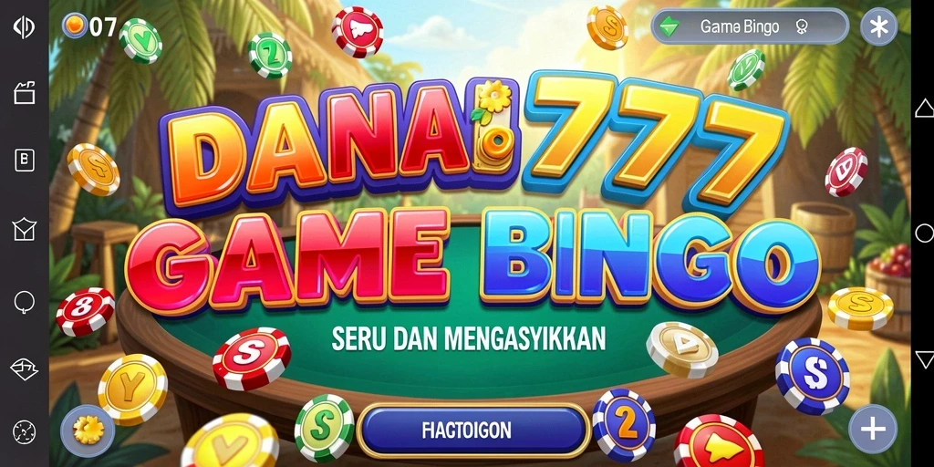 Screenshot DANA777 menunjukkan gameplay seru dalam permainan Bingo.