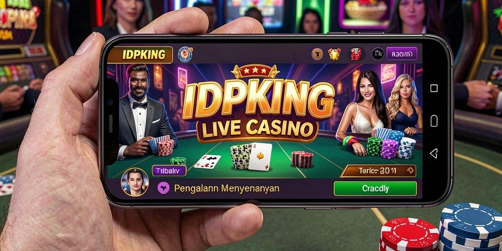 Tampilan gameplay Live Casino di IDPKING yang mengasyikkan.