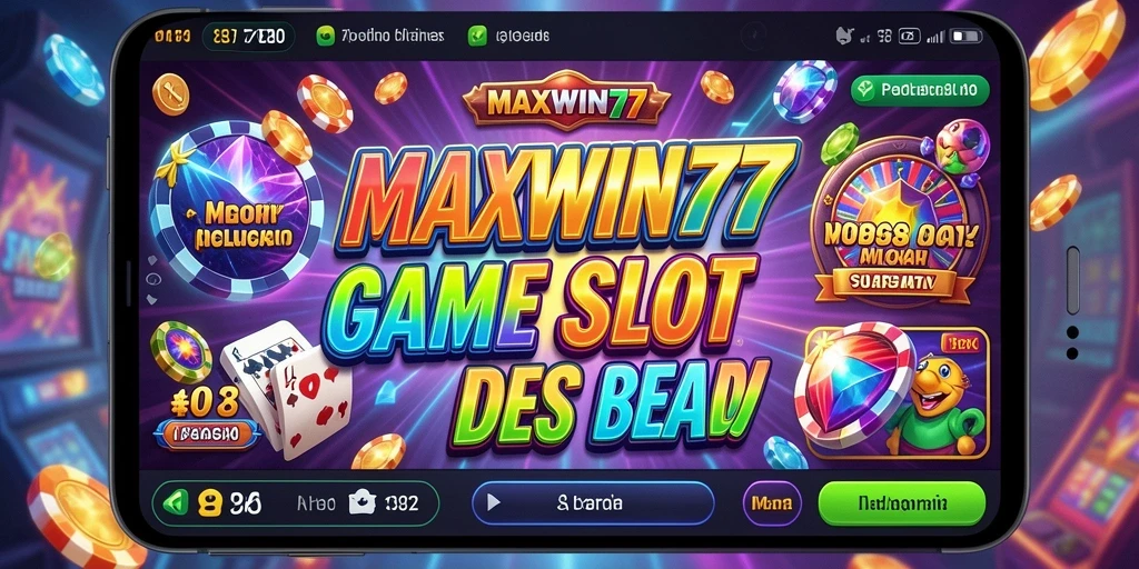 Gameplay seru MAXWIN77 dengan tema dan grafik memikat.