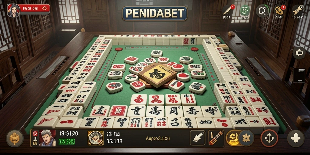 Gameplay seru di PENIDABET Mahjong dengan desain grafis memukau.