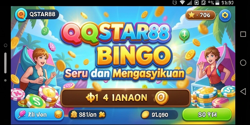 Tampilan gameplay QQSTAR88 yang mengasyikkan dalam permainan Bingo.