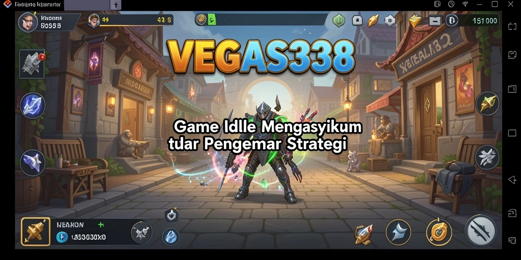 Tampilan menarik dari fitur kasino dalam gameplay Idle.